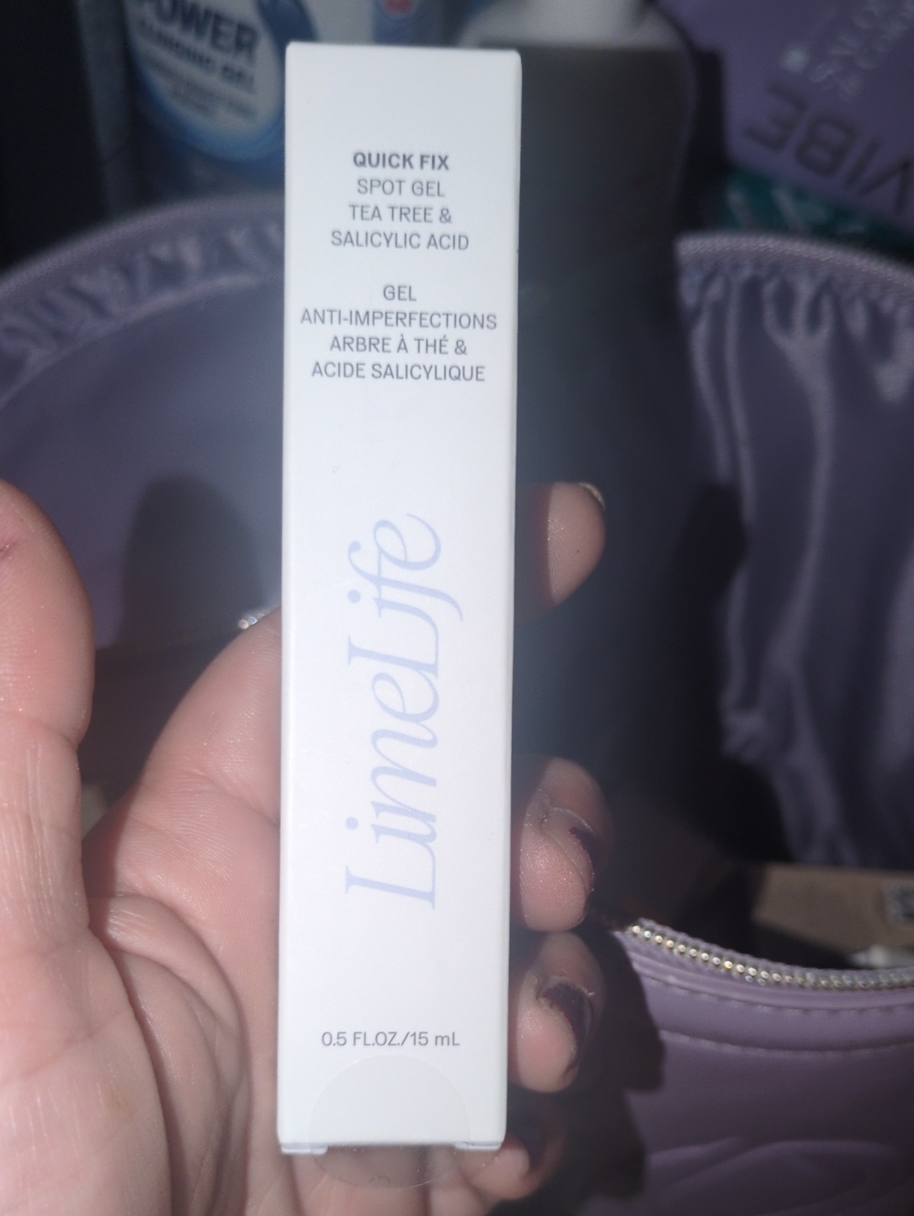 LimeLife Quick Fix Spot Gel - White Travel Size